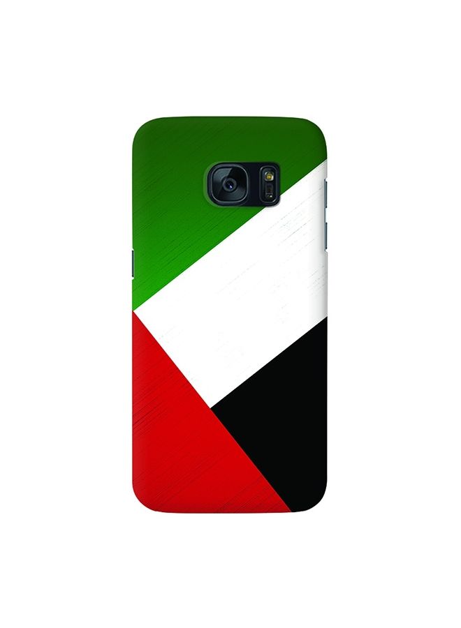 Stylizedd Premium Slim Snap Case Cover Matte Finish for Samsung Galaxy S7 Flag of UAE - Image 1