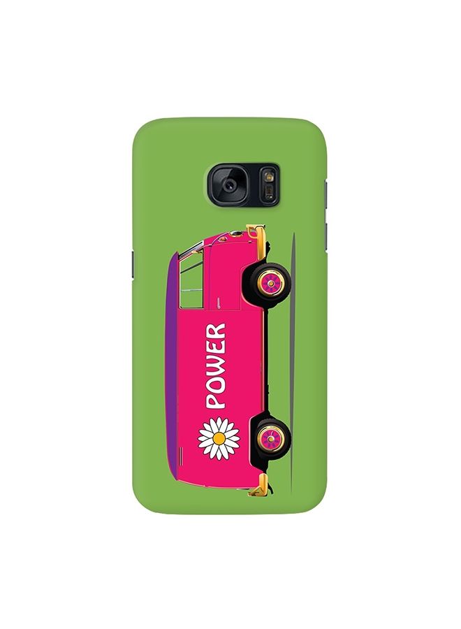 Premium Slim Snap Case Cover Matte Finish for Samsung Galaxy S7 Flower Power