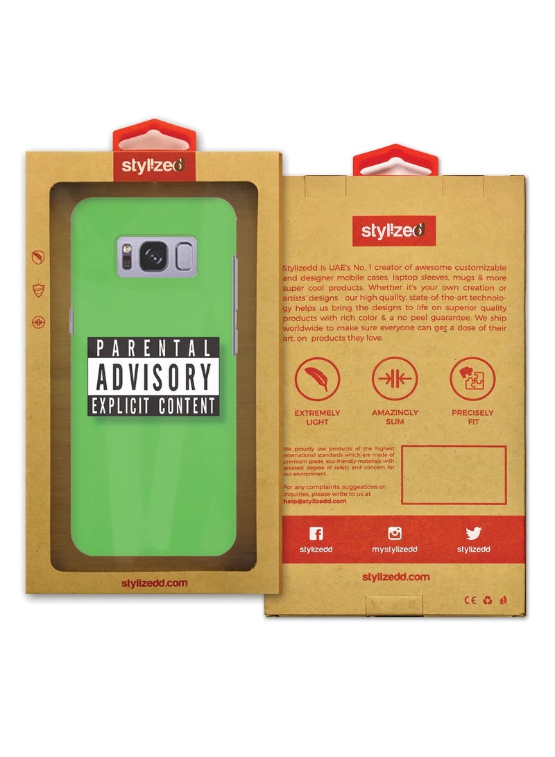 Stylizedd - Slim Snap Case Cover Matte Finish for Samsung Galaxy S8 Plus Explicit Content - Image 1