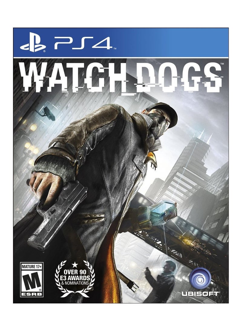 أوبيسوفت لعبة "Watch Dogs" (إصدار عالمي) - مغامرة - بلاي ستيشن 4 (PS4)  - Image 1