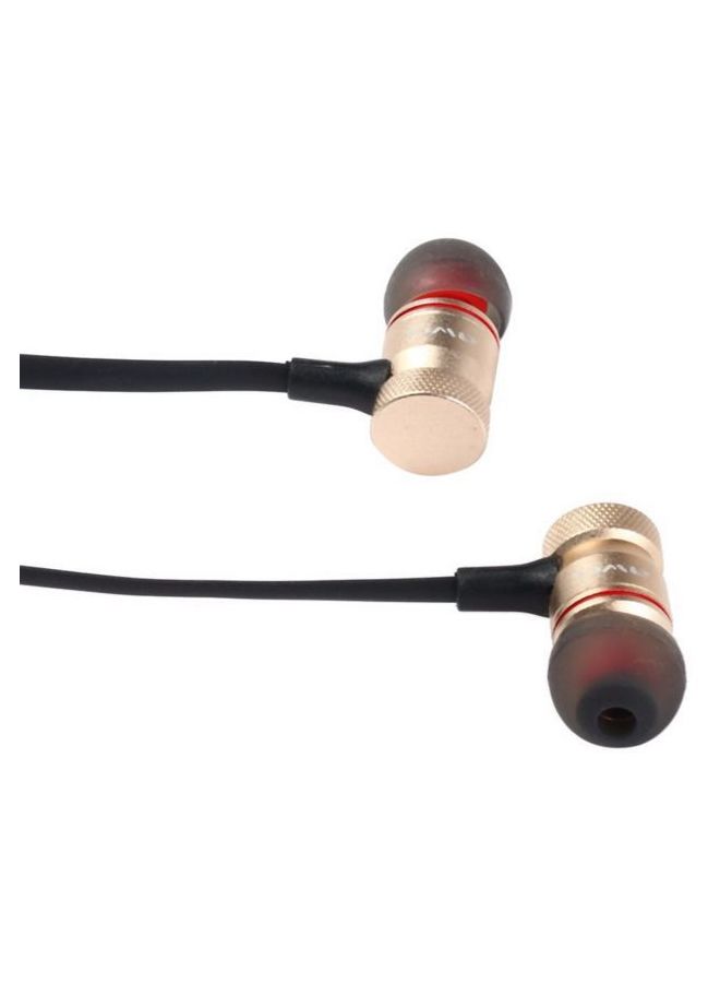 Awei A920BL Bluetooth 4.0 Sports Stereo Earphones With Mic Gold  - Image 4