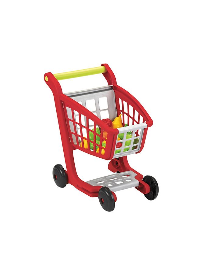 ecoiffier Bubble Cook 13-Piece Supermarket Trolley Playset – Pretend Cooking Toy for Kids - Image 2