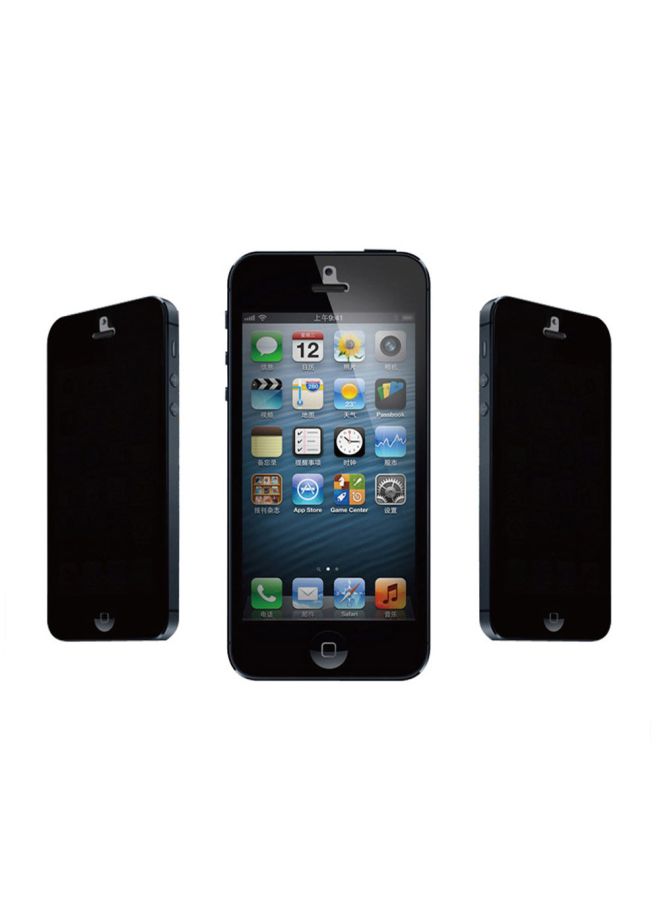 Anti Spy Invisible Shield Privacy Screen Protector For Apple iPhone 5/5s Black