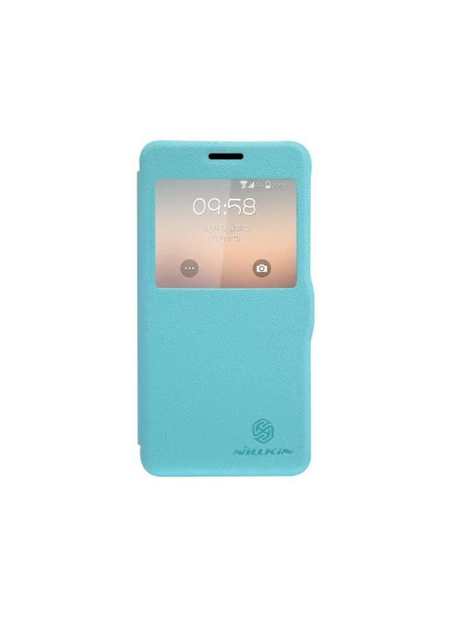 Nillkin Premium Leather Cover Case For Samsung Galaxy Alpha Black - Image 1