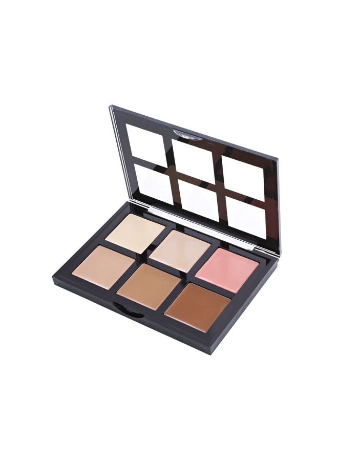 6 Colors Contour Cream Palette Pink/Beige/Brown - v1502795046/N11798247A_1