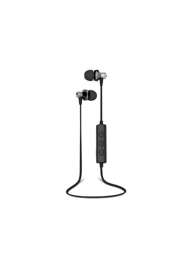 Awei A980BL Bluetooth 4.0 Wireless Sports Earphones Black 