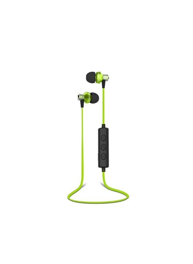 Awei A980BL Wireless Bluetooth 4.0 Sports Earphones Green 