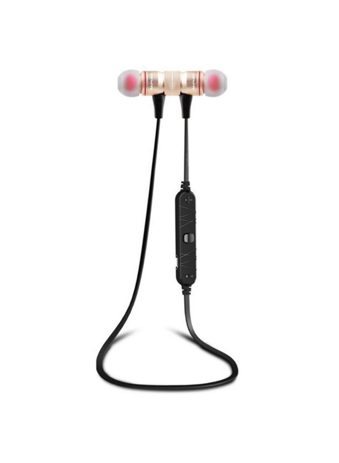 Awei A920BL Bluetooth 4.0 Sports Stereo Earphones With Mic Gold  - Image 1