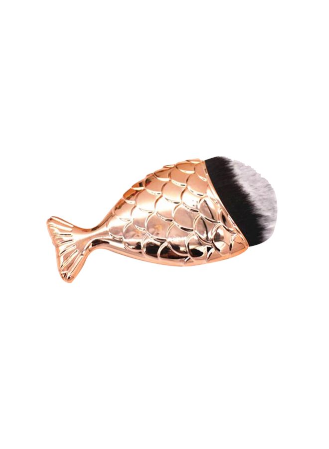 Fish Type Professional Makeup Brush Gold