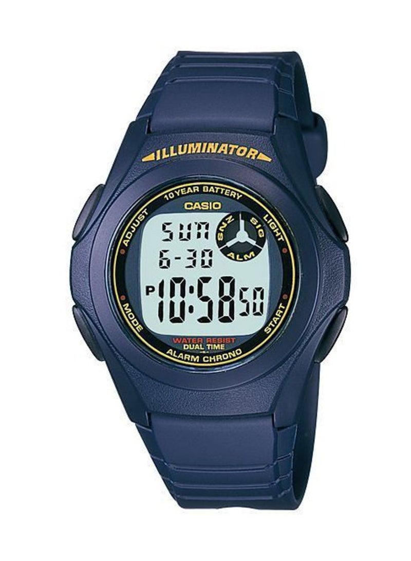 CASIO Men's Digital Quartz Watch F-200W-2BU - 44 mm - Blue  - Image 1