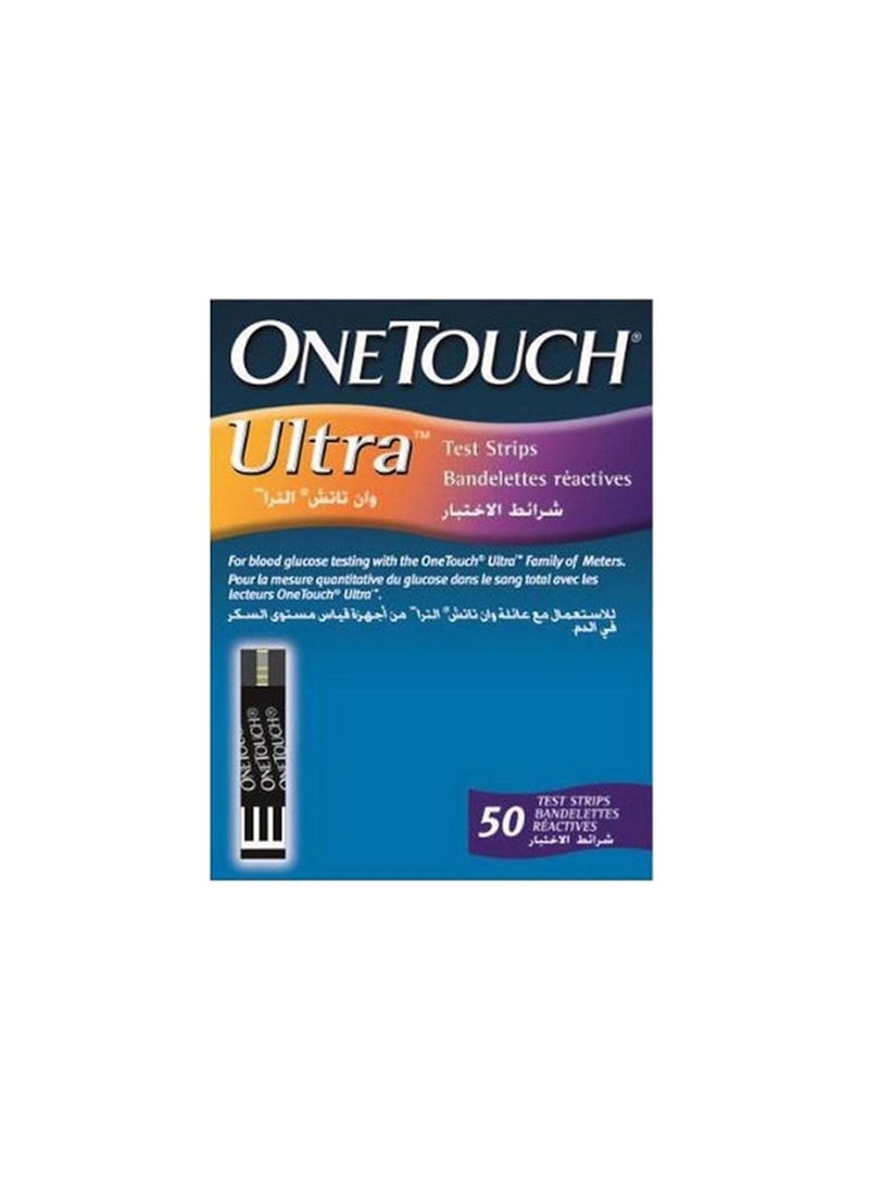 One Touch Ultra Test Strips 50 Pieces 