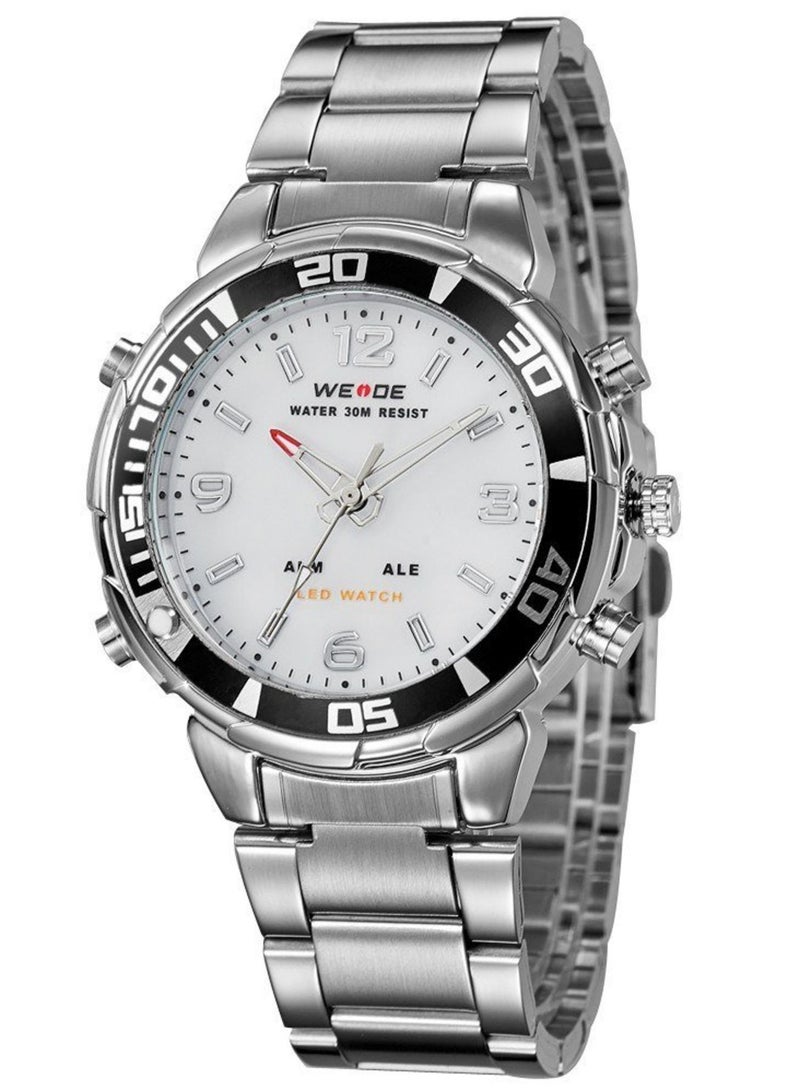 Weide Men's Water Resistant Analog-Digital Watch WH843 - Image 1