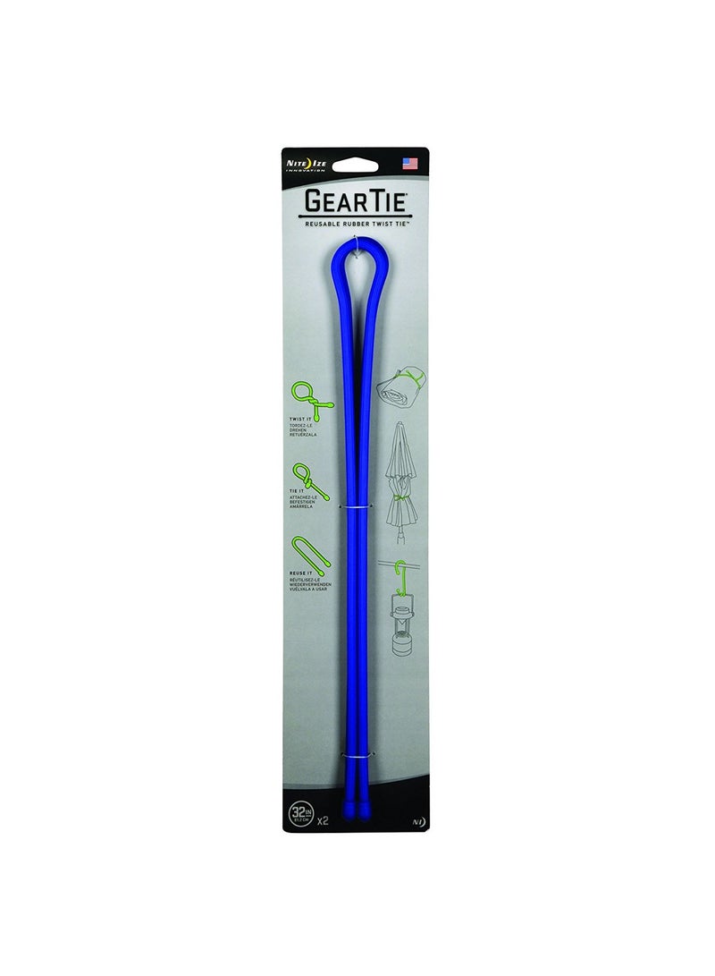 NITE IZE Gear Tie - Pack Of 2 Blue - Image 1