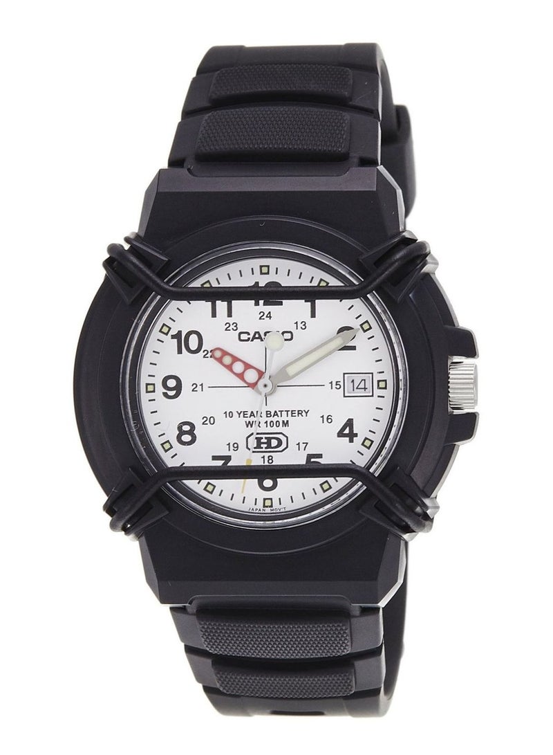 كاسيو ساعة يد رقمية إنتيسر كوارتز HDA-600B-7BVDF - مقاس 41 مم - لون أسود للرجال - Image 1