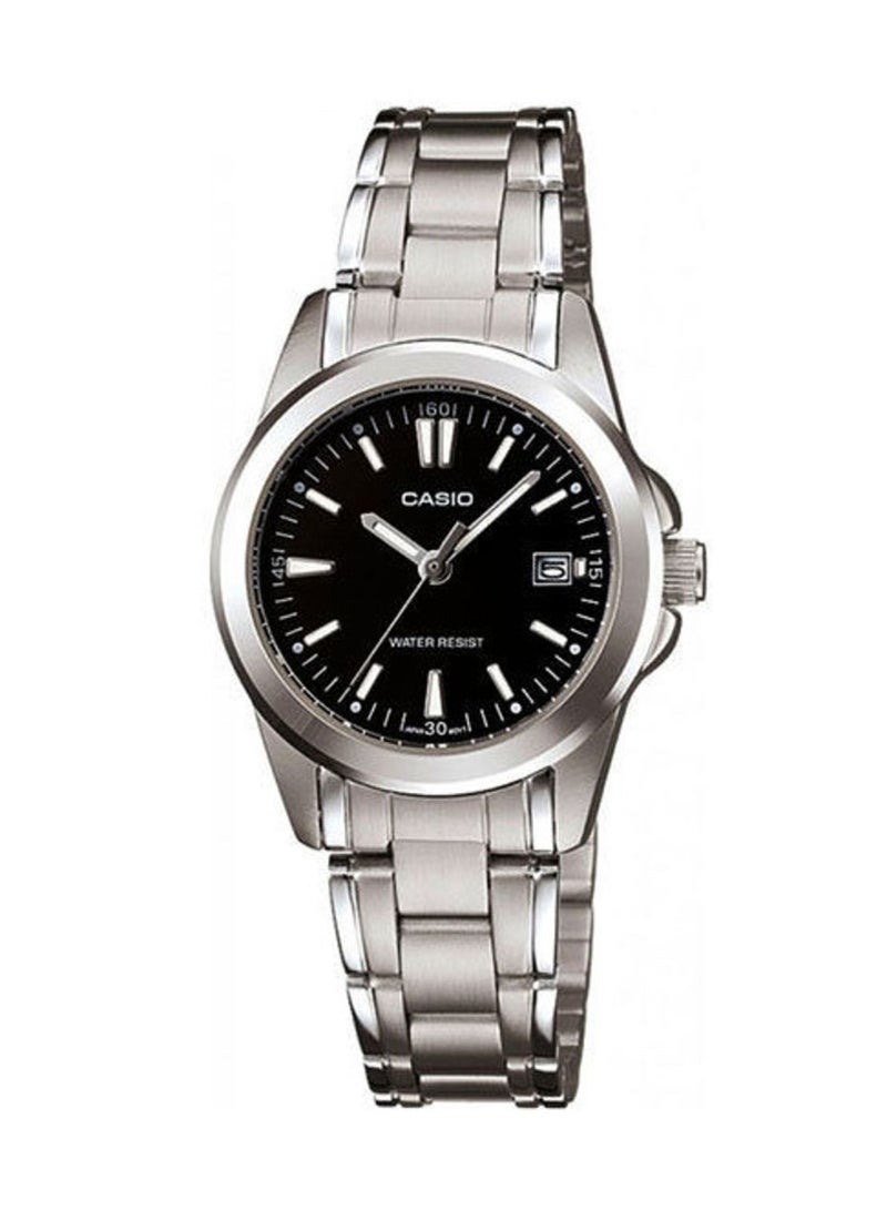 CASIO Men's Water Resistant Analog Watch Ltp-1215A-1A2DF - 28 mm - Silver - Image 1