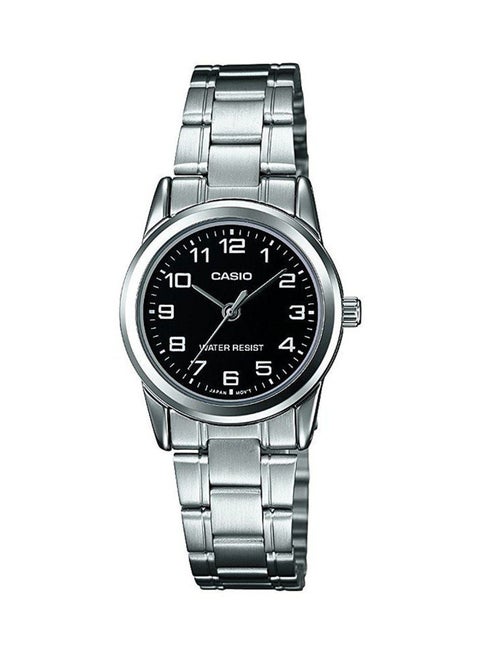 Women's Enticer Quartz Analog Watch LTP-V001D-1BUDF - 25 mm - Silver