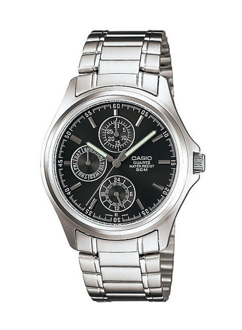CASIO - Men's Enticer Quartz Analog Watch MTP-1246D-1AVDF - Image 1