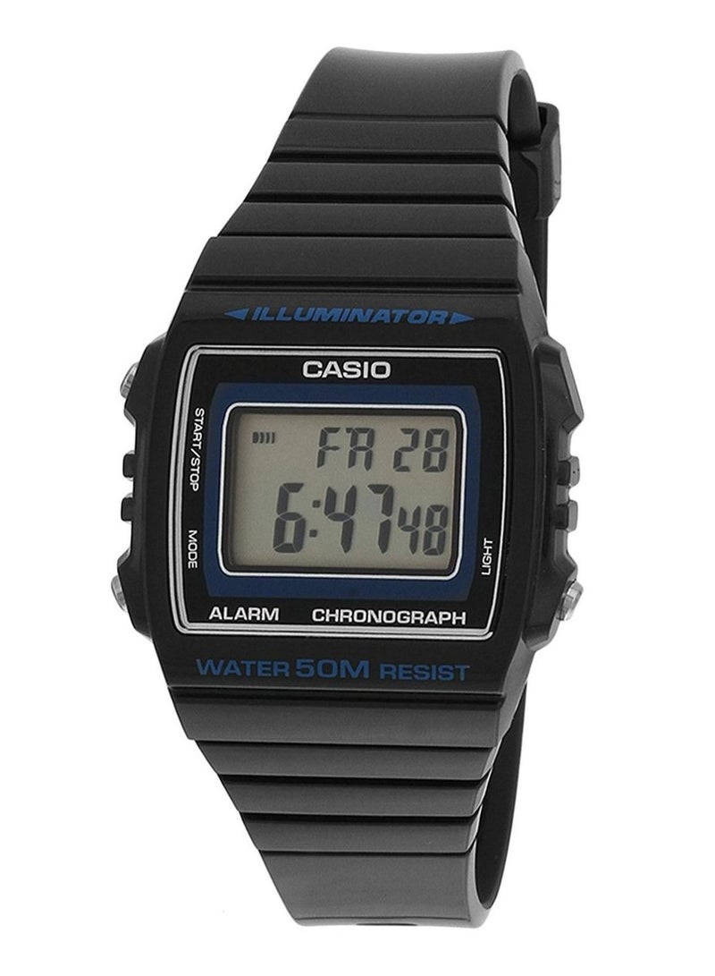 CASIO - Boys' Resin Digital Quartz Watch W-215H-8AVDF - 44 mm - Black - Image 1