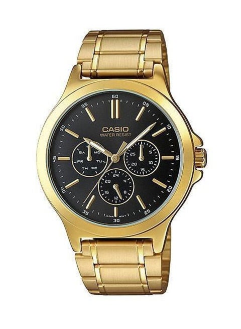 Men's Formal Analog Watch MTP-V300G-1AUDF - 40 mm - Gold