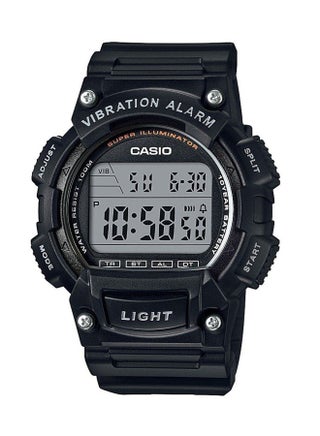 Boys' Resin Digital Quartz Watch W-736H-1AVDF - 47 mm - Black - v1502803372/N11943558A_1