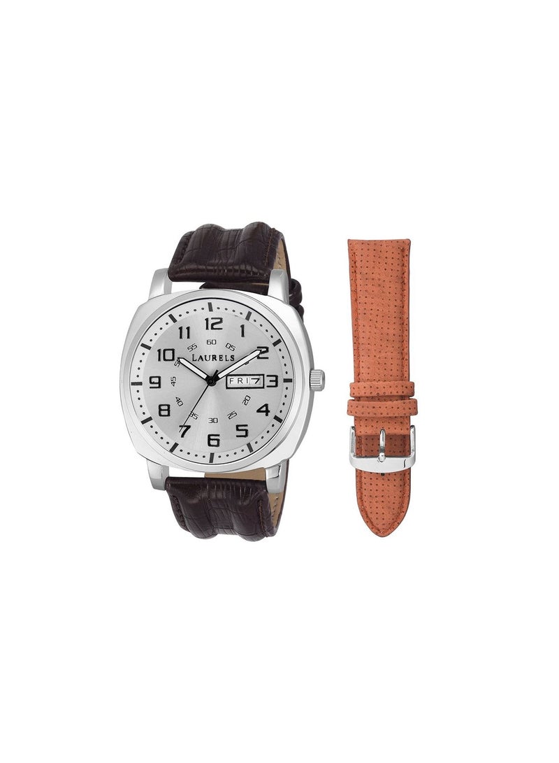 LAURELS - men Paneria Watch With Additional Strap Alloy LO-PRN-070907S - Image 1