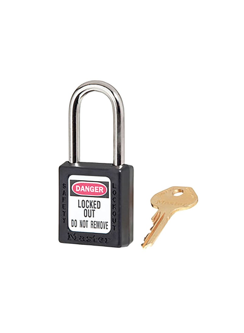 Master Lock Zenex Thermoplastic Safety Padlock Black 