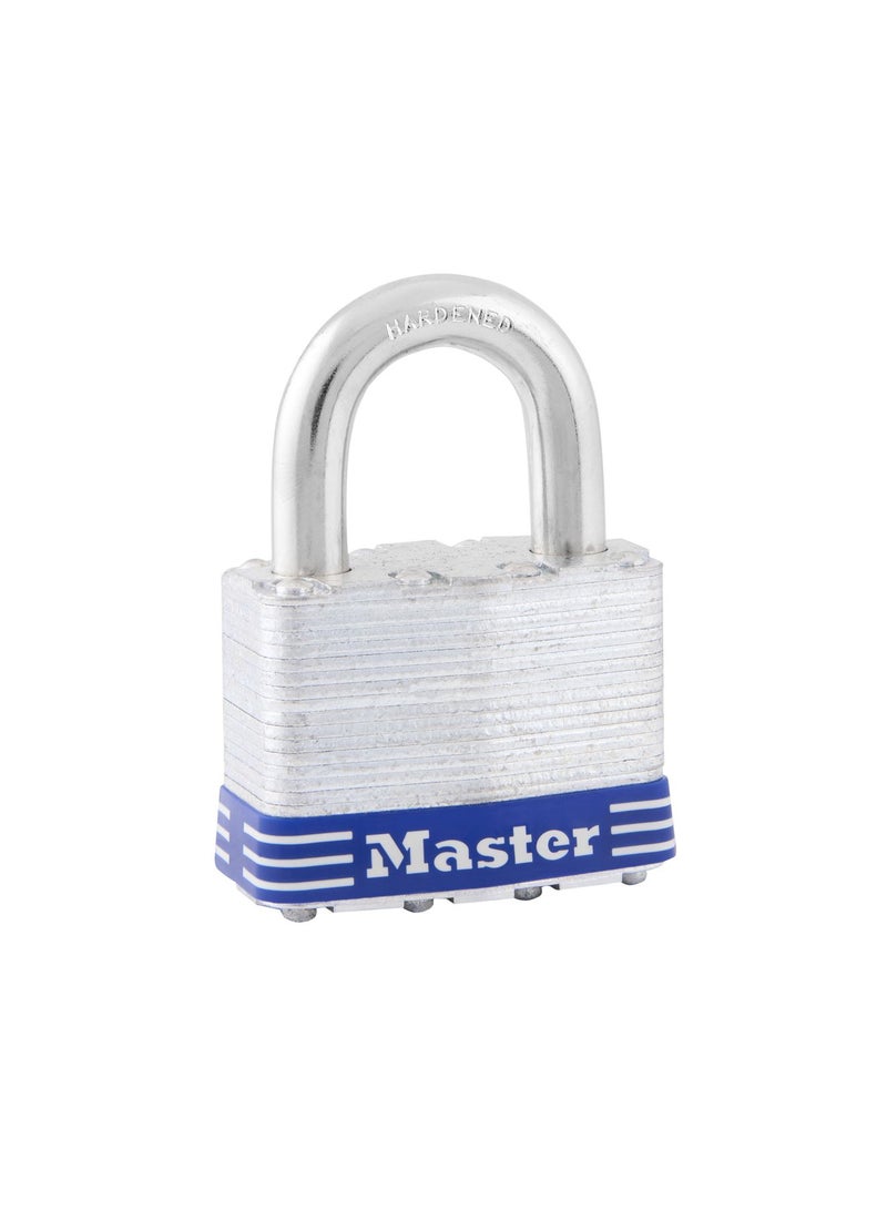 Master Lock Steel Pin Tumbler Padlock Silver 