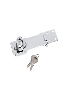 Master Lock 118Mm Long Chrome Plated Steel Body With Integrated Locking Mechanism 725Eurd Silver 