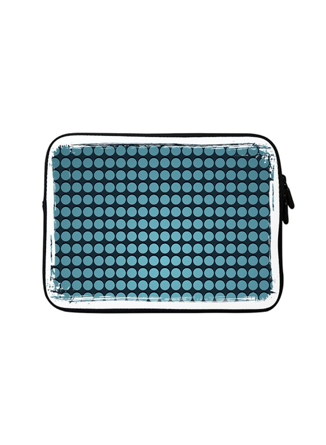 Stylizedd Premium Designer Sleeve With Strap For 15 Inch Laptops Blue Dots - Image 1