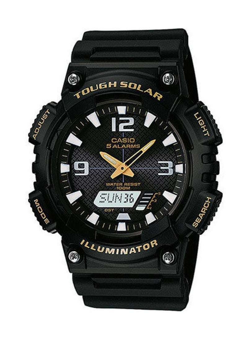 كاسيو ساعة يد رقمية وبعقارب طراز AQ-S810W-1BVEF - مقاس 47 مم - لون أسود للرجال  - Image 1