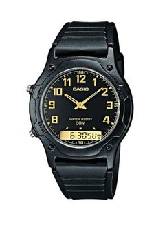 Men's Analog & Digital Quartz Watch AW-49H-1BVEF - 39 mm - Black