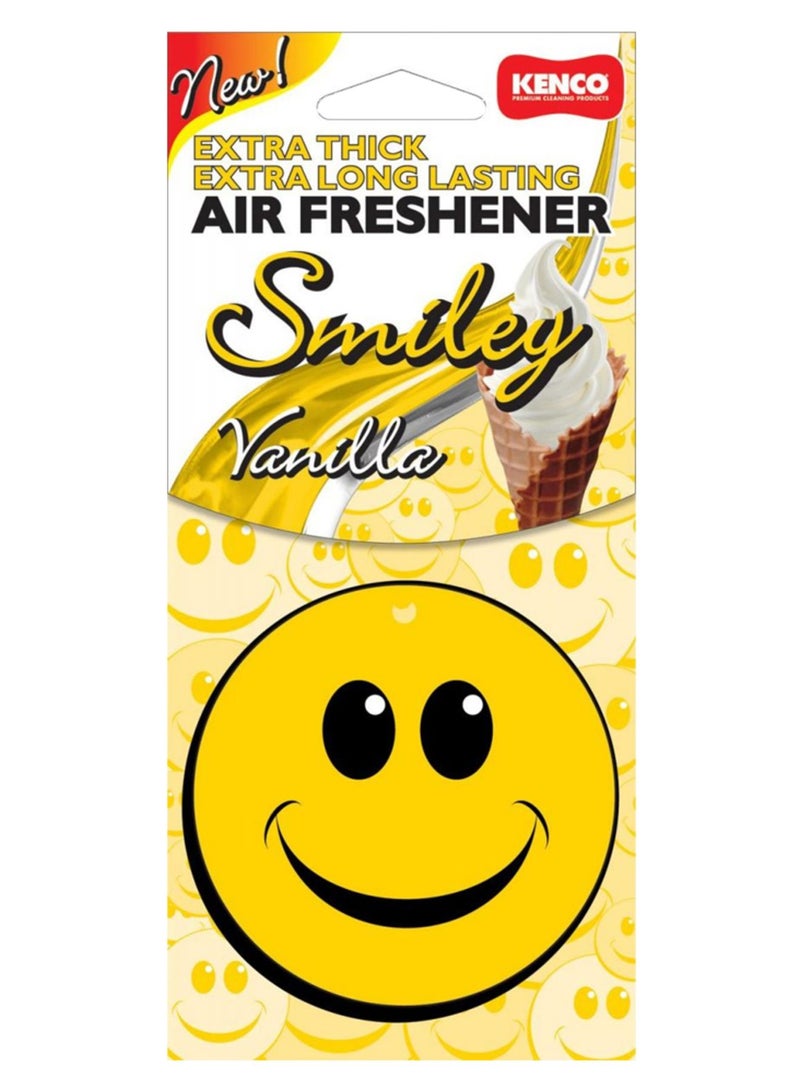 Smiley Auto Air Freshener Vanilla