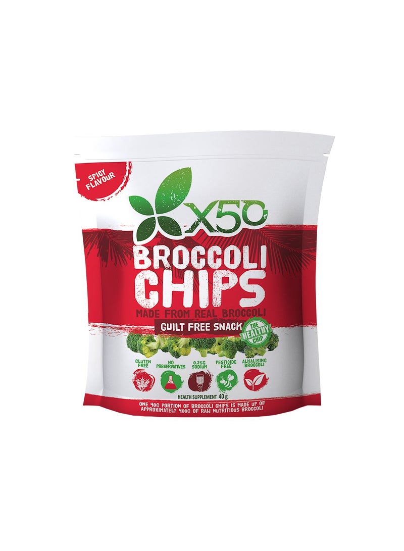 X50 - Spicy Broccoli Chips - Image 1