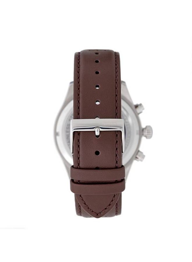 HUGO BOSS Men's Chronograph Tachymeter Leather Watch 1513476  - Image 2