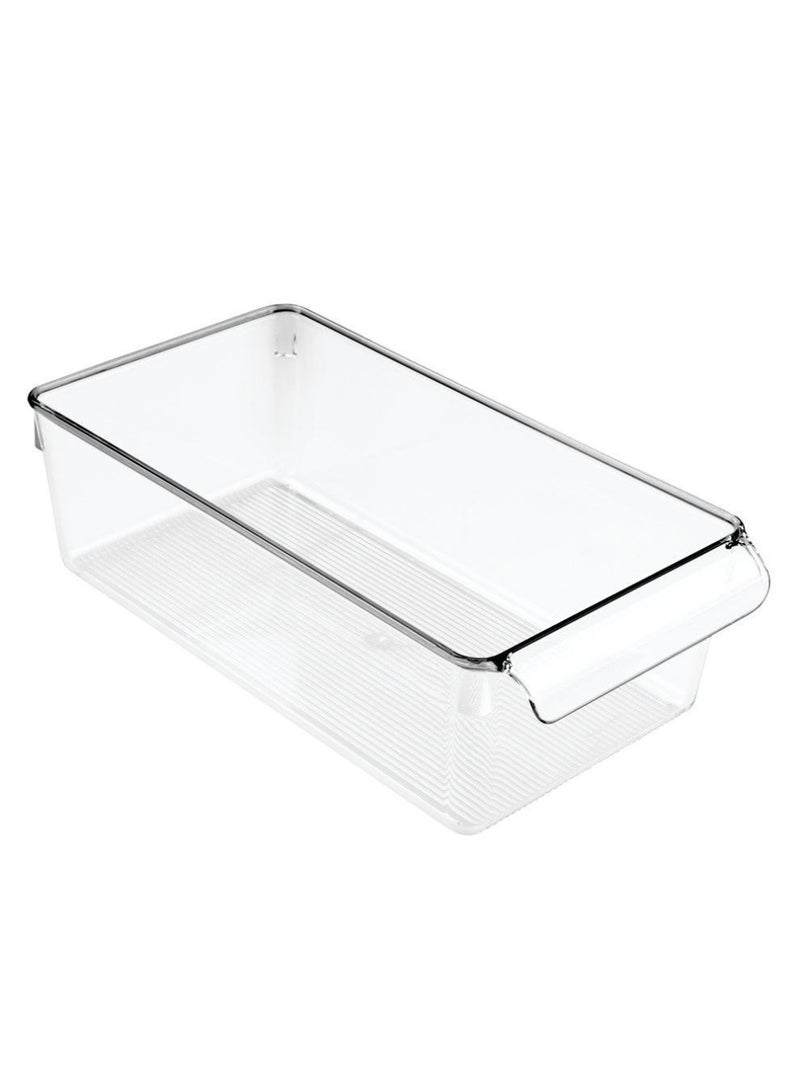 InterDesign Linus Pullz Space Saving Bin Organizer Clear 