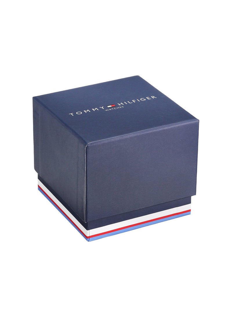 TOMMY HILFIGER - Men's Leather Analog Watch 1791117 - Image 1