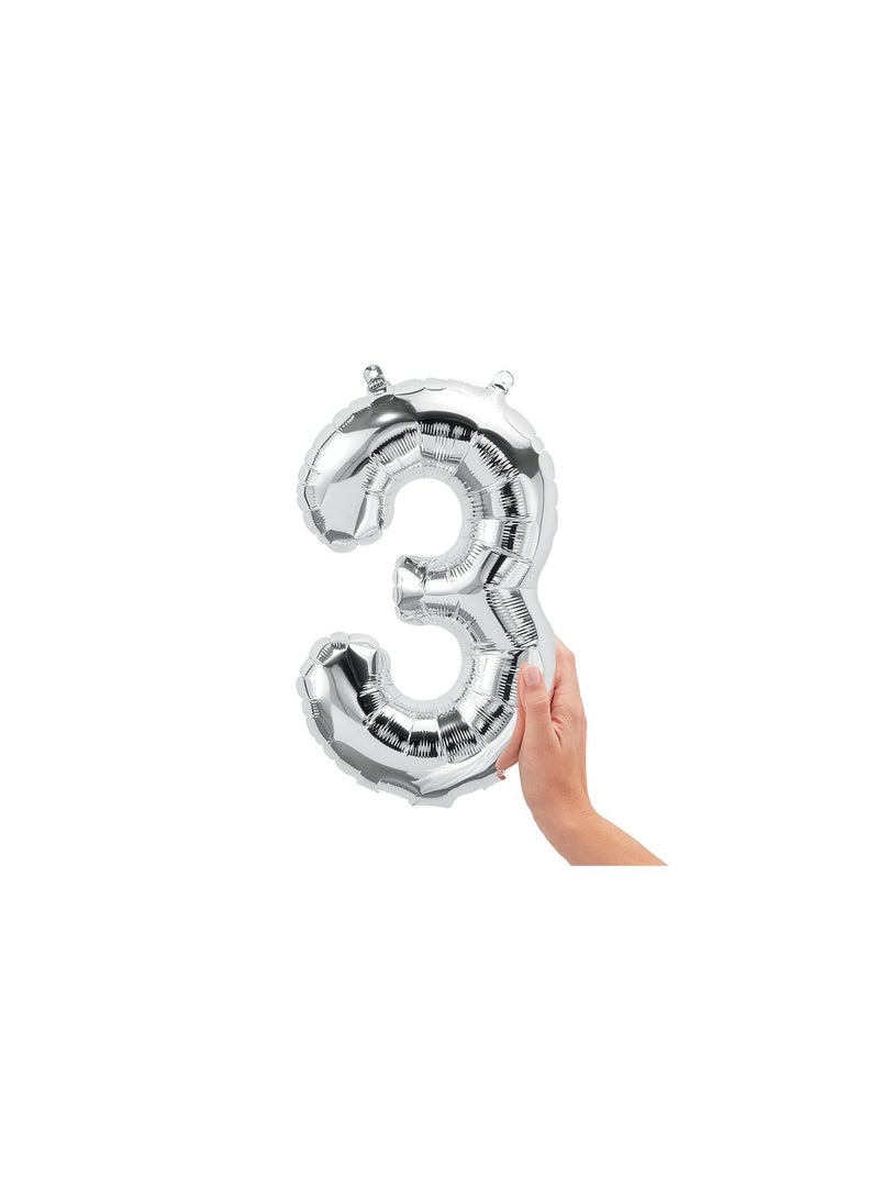 Northstar balloons Foil Number 3 16inch
