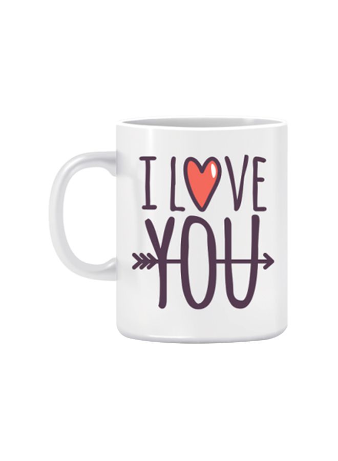 توينكل هاندس كوب I Love You Valentine أبيض