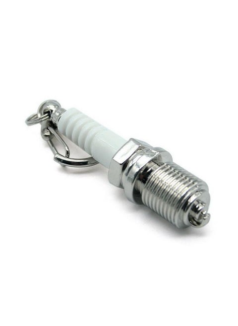 Zinc Spark Plug Keychain