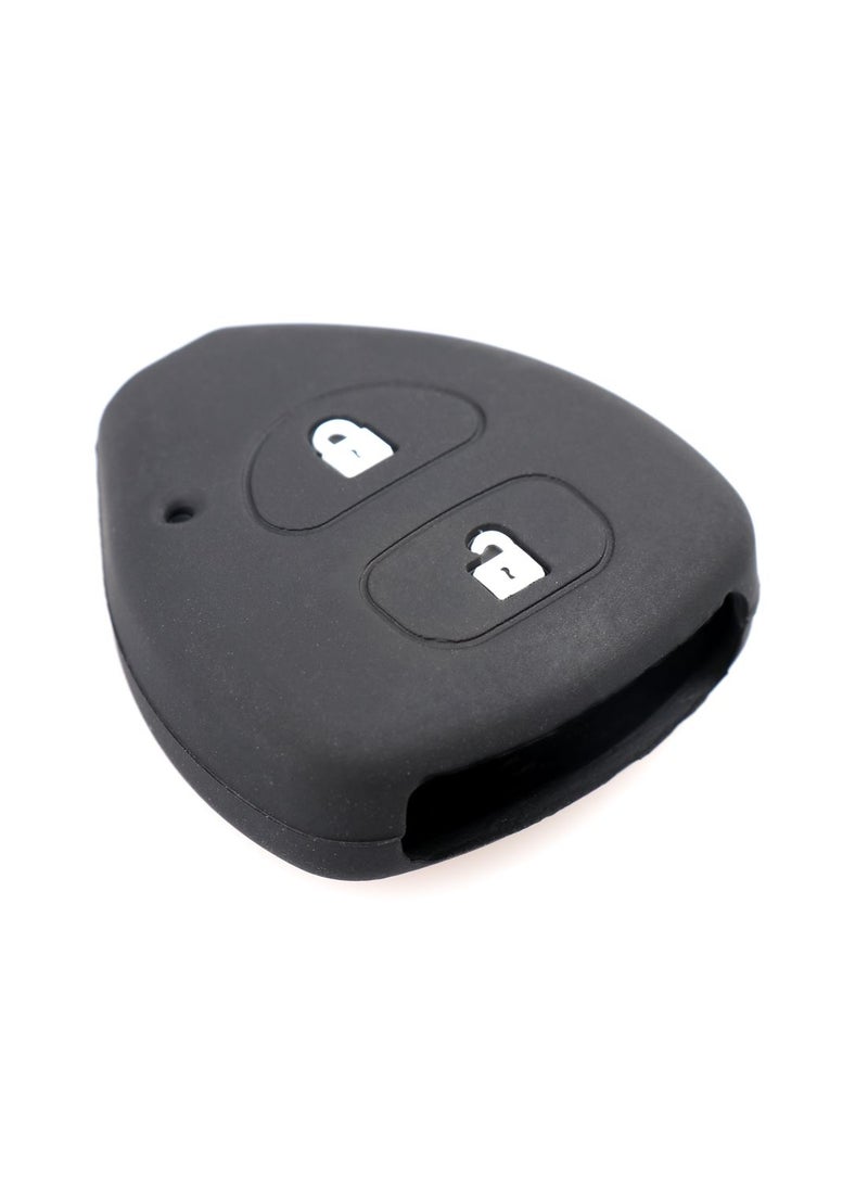 قطعتين لغطاء مفتاح مع 2 أزرار لسيارة Toyota طراز Corolla