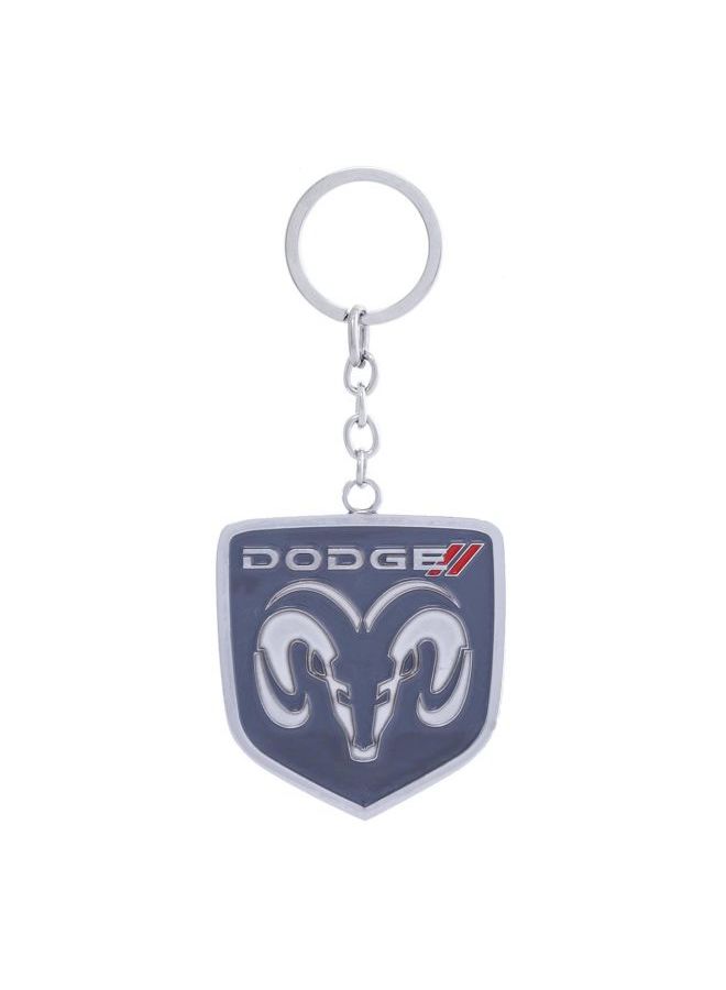 Zinc Dodge Emblem Keychain