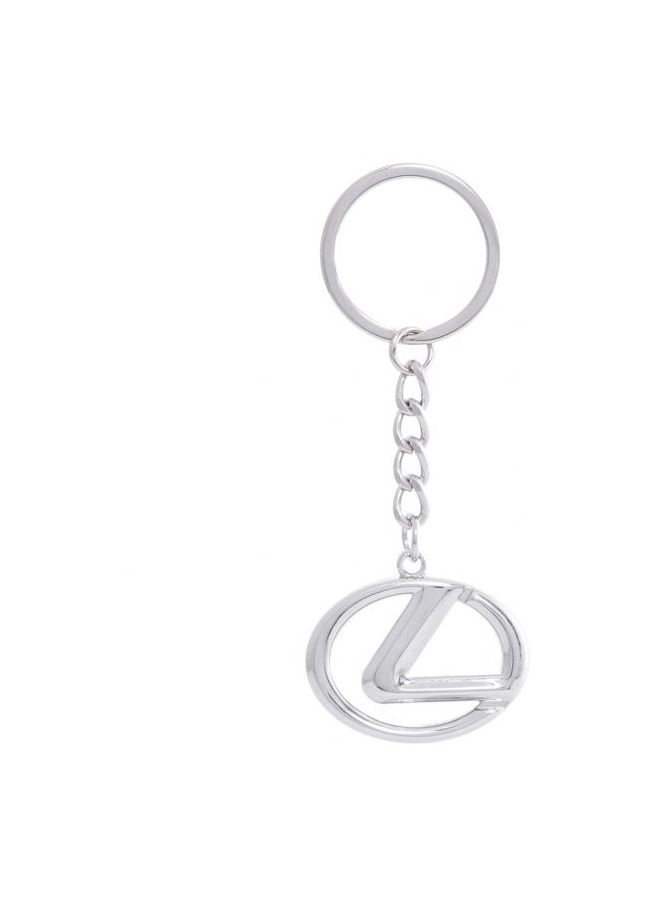 Zinc Lexus Emblem Keychain