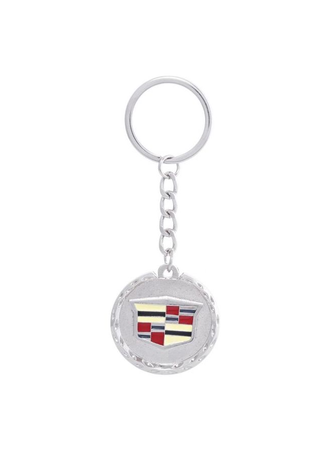 Zinc Cadillac Emblem Keychain