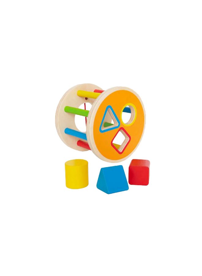 Hape 4-Piece Wooden Shape Sorter Set – Montessori Educational Toy for Toddlers