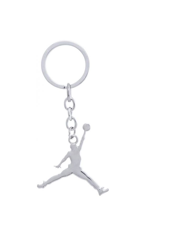 سلسلة مفاتيح زنك على شكل Mj Basketball
