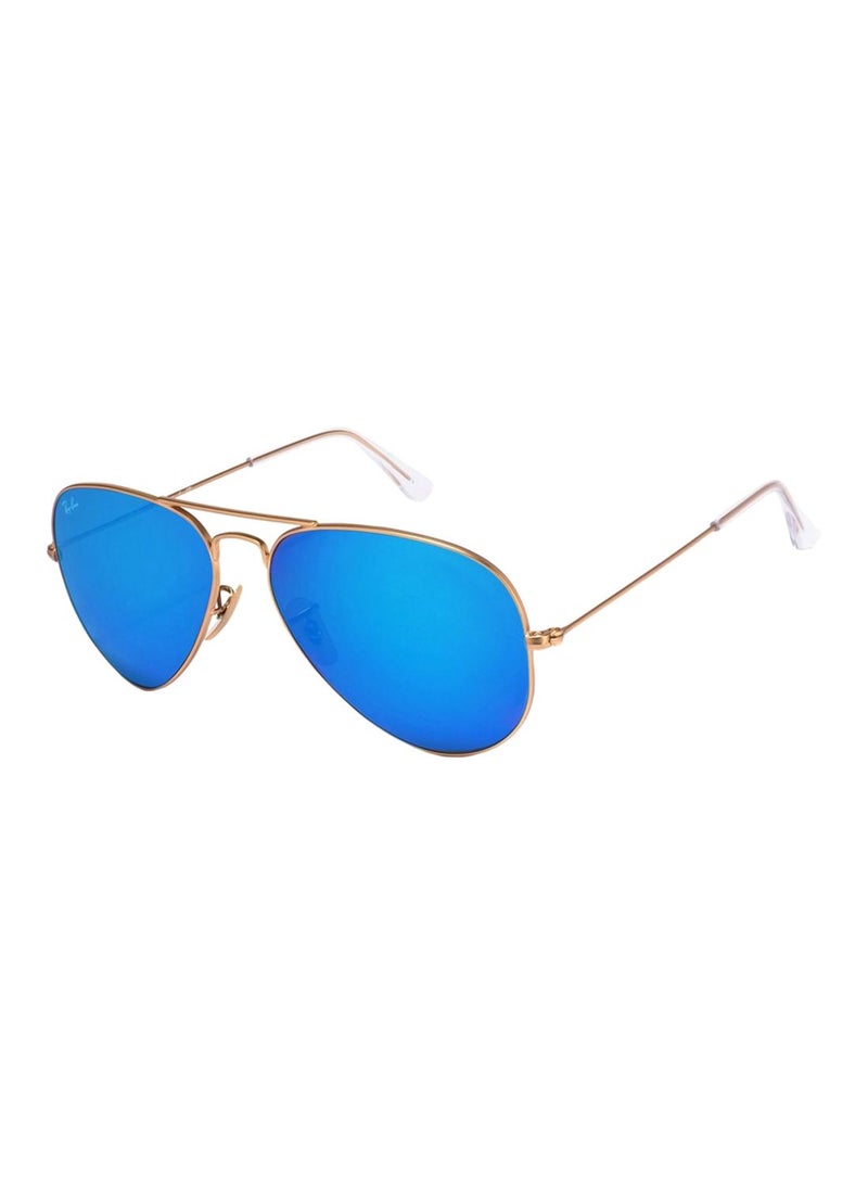 Ray-Ban Men's Full Rim Aviator Sunglasses - RB3025 - Lens Size: 58 mm - Gold - Image 1