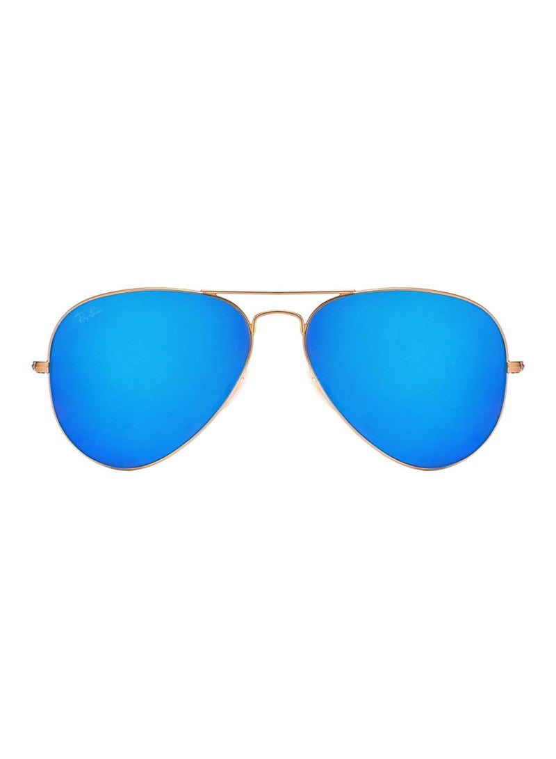 Ray-Ban Men's Full Rim Aviator Sunglasses - RB3025 - Lens Size: 58 mm - Gold - Image 2