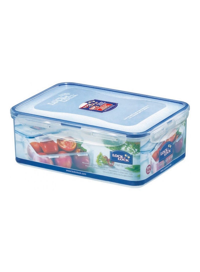 LocknLock Classic Rectangular Short Food Container Clear 2.6Liters  - Image 1