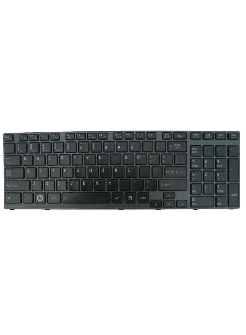 Generic - Replacement Laptop Keyboard For Toshiba Satellite A660 - A660D - A665 - A665D Black - Image 1