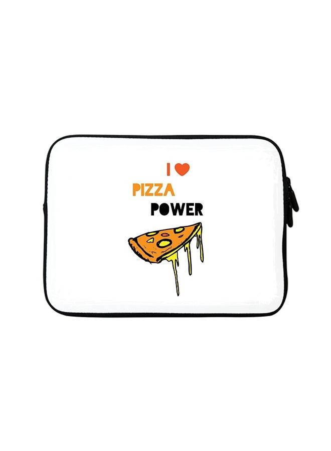 Stylizedd Premium Designer Sleeve With Strap For 15 Inch Laptops I Love Pizza - Image 1